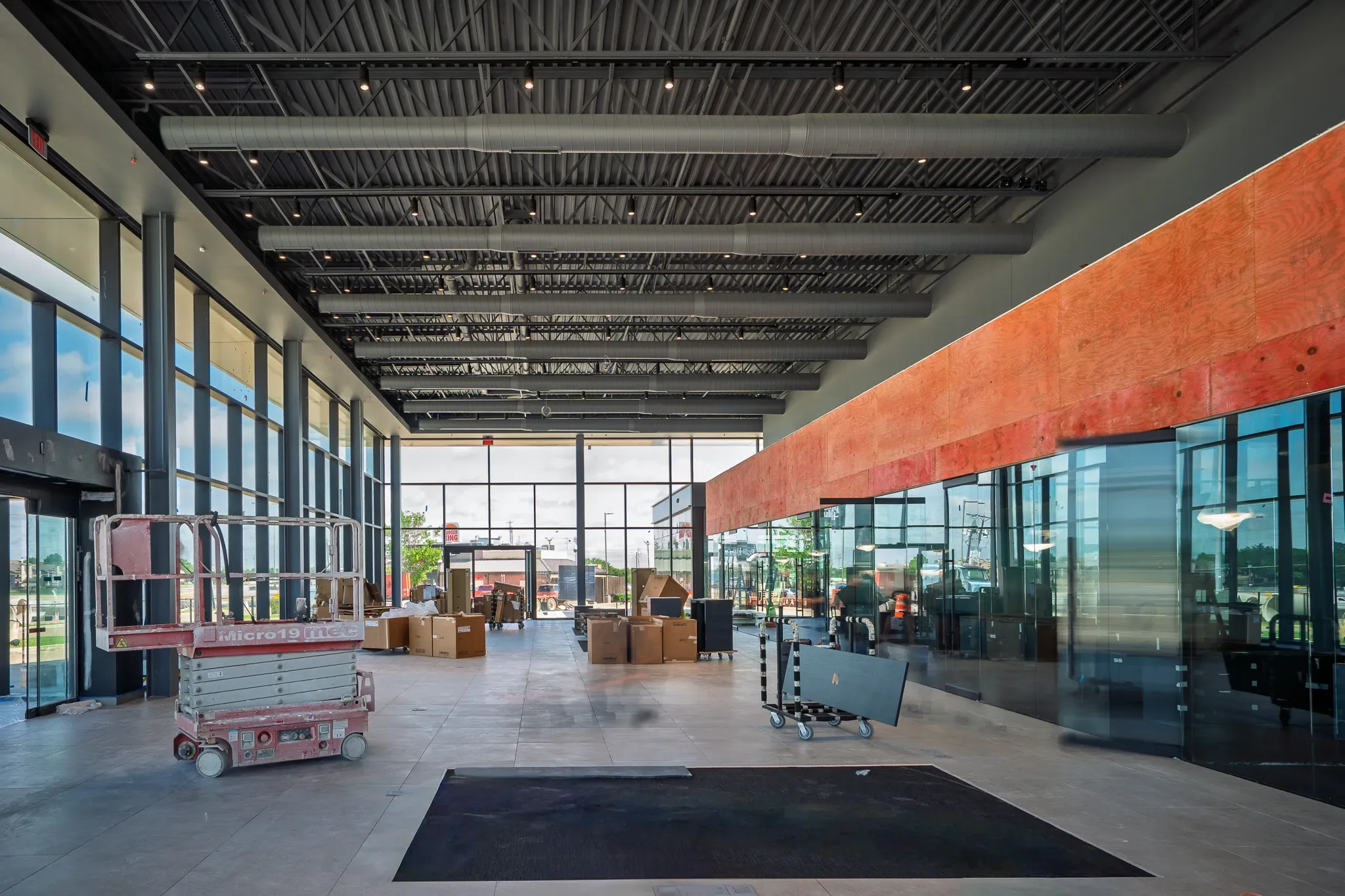 Construction at Clay Cooley Genesis of Mesquite in Mesquite, Texas, built by The Charles Morgan Group